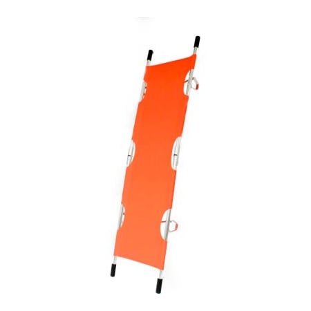 Kemp Usa Folding Pole Stretcher, Orange 10-991-ORG